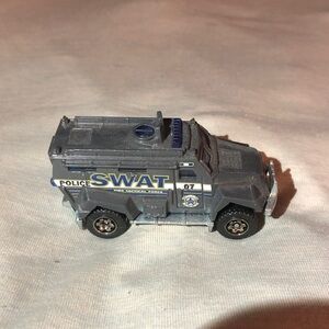 Mattel Gray SWAT Police Vehicle